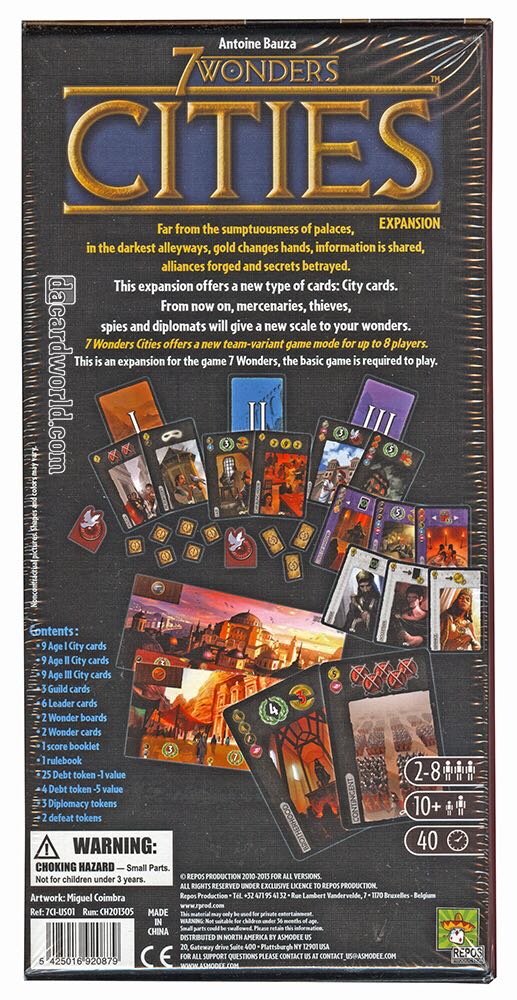7 Wonders: Cities Expansion  board game collectible [Barcode 5425016922330] - Main Image 2