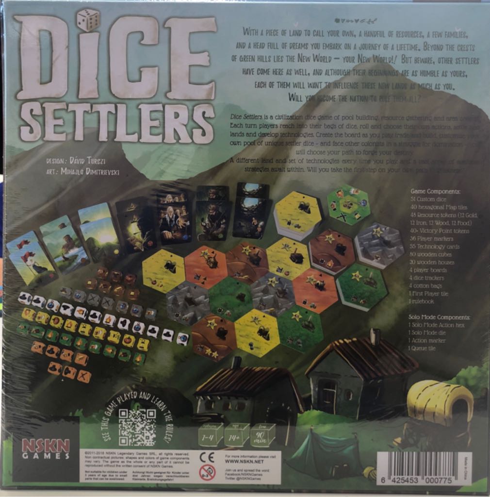 Dice Settlers  (1,2,3,4) board game collectible [Barcode 6425453000775] - Main Image 2
