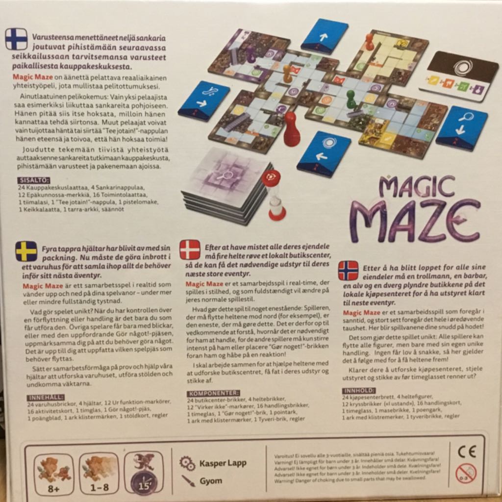 Magic Maze  board game collectible [Barcode 6430018272597] - Main Image 2