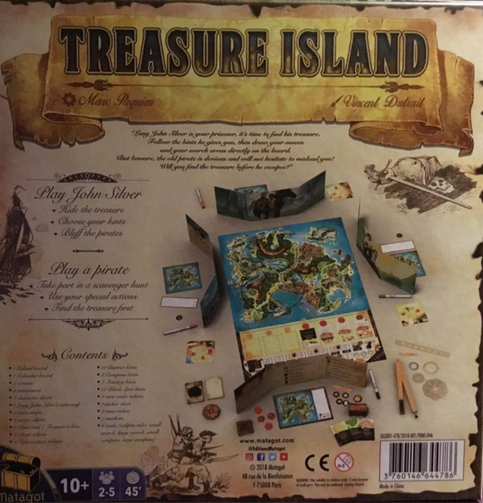Treasure Island  (2-5) board game collectible [Barcode 3760146644786] - Main Image 2