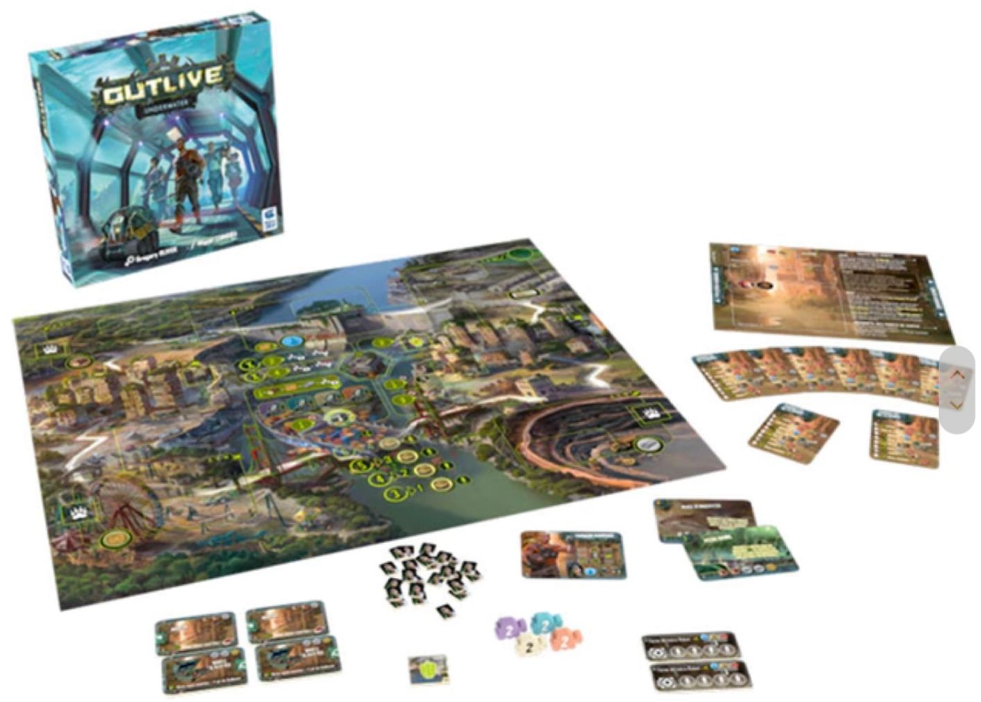 Outlive: Underwater  (1-4) board game collectible - Main Image 2