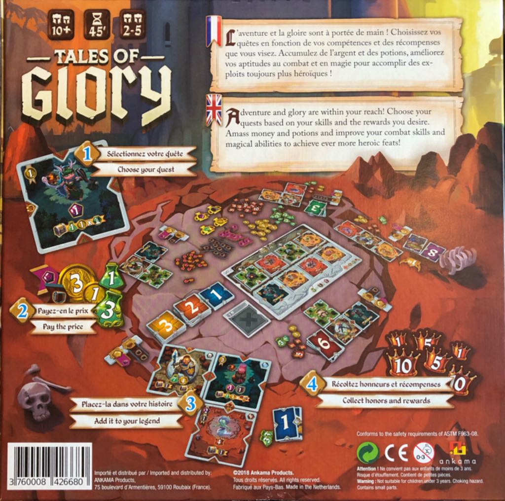 Tales Of Glory  (2-5) board game collectible - Main Image 2