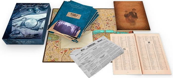Sherlock Holmes: Consulting Detective - Carlton House And Queen’s Park  (1-8) board game collectible [Barcode 9782370990099] - Main Image 3