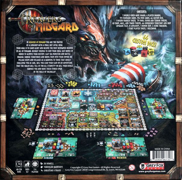 Reavers of Midgard  (2-4) board game collectible [Barcode 657867645730] - Main Image 2
