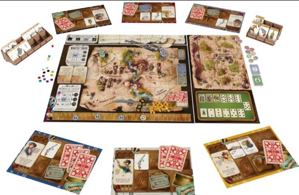 Western Legends: Ante Up  (2-6) board game collectible [Barcode 843495100912] - Main Image 3