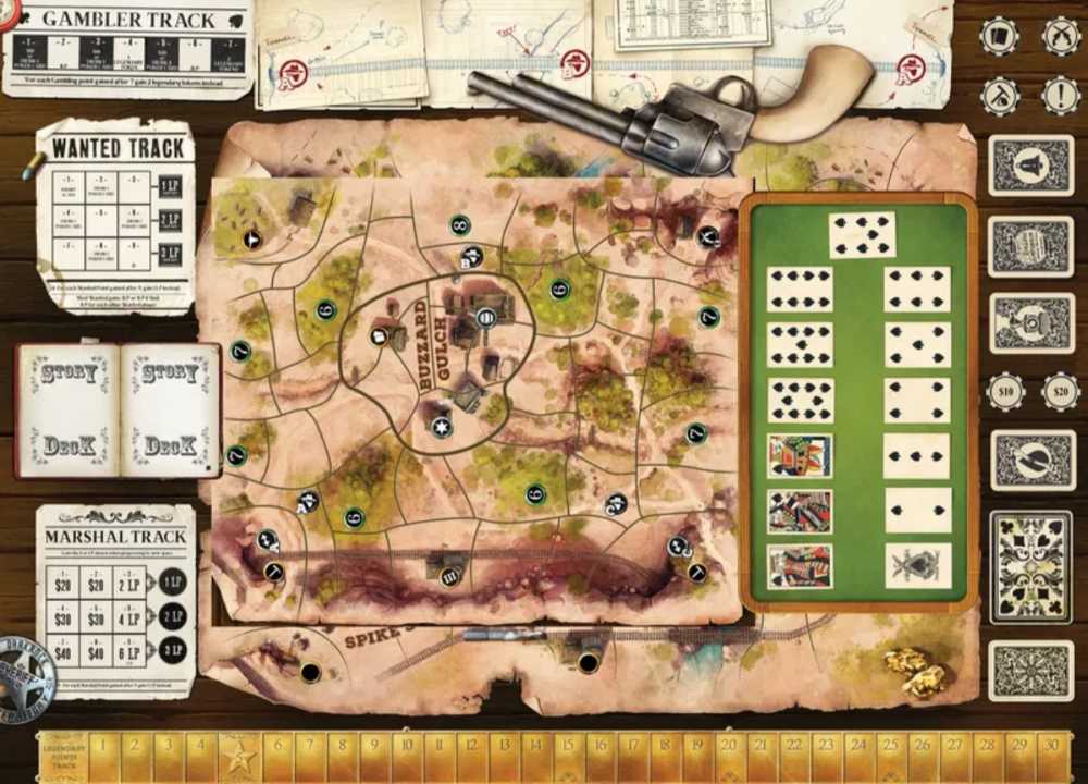 Western Legends: Ante Up  (2-6) board game collectible [Barcode 843495100912] - Main Image 4