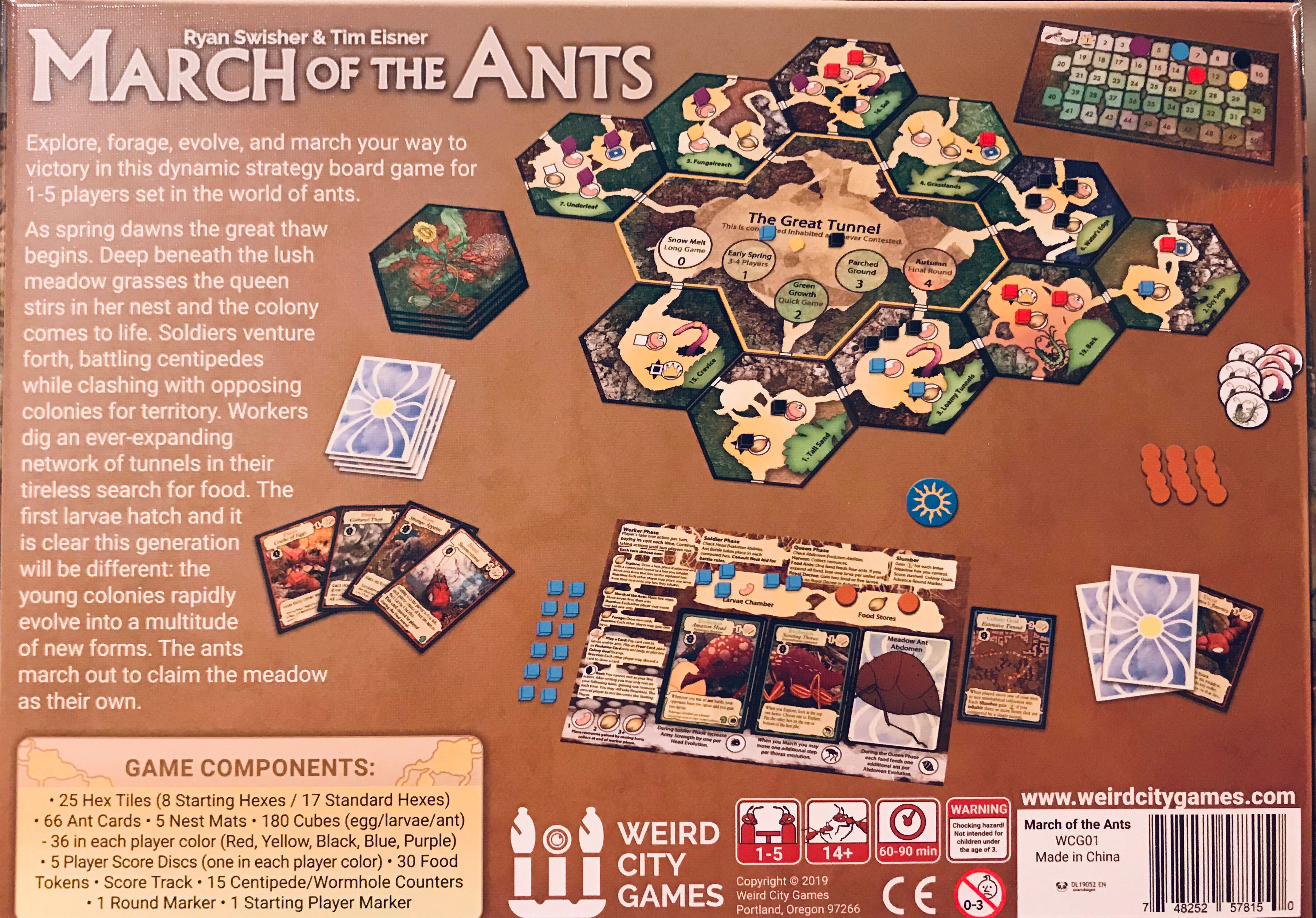 March of the Ants  (1-5) board game collectible [Barcode 748252578150] - Main Image 4