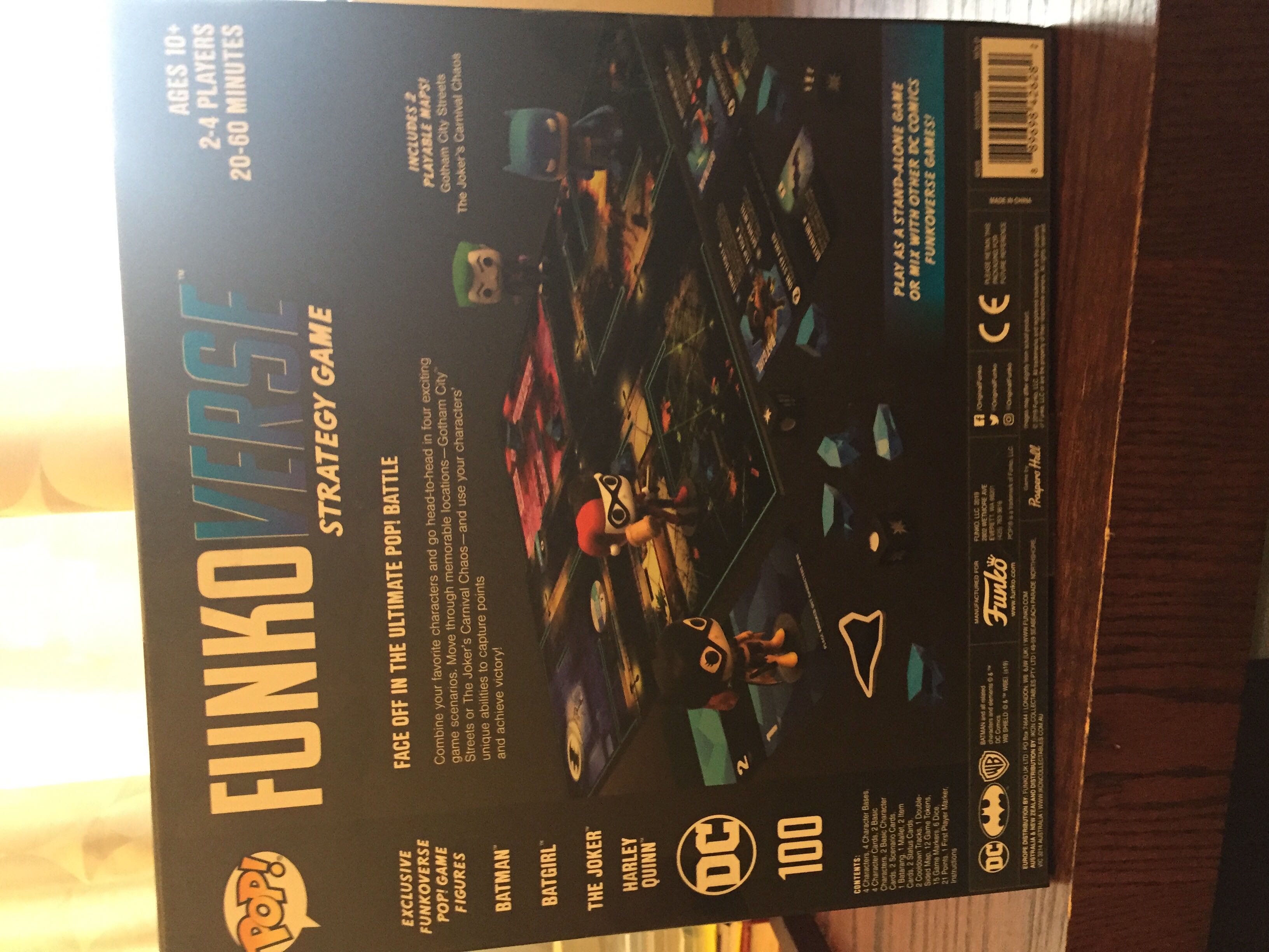 Funkoverse: DC 100  (2-4) board game collectible [Barcode 889698426282] - Main Image 2