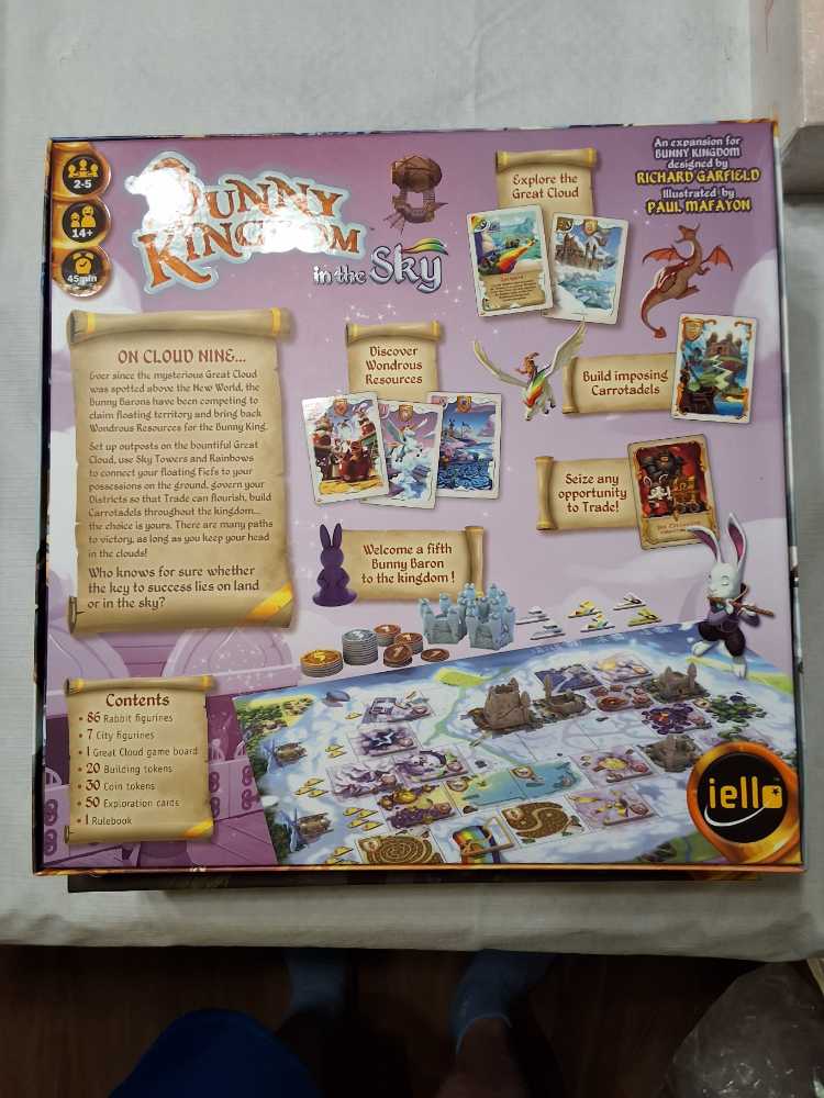 Bunny Kingdom: in the Sky  (2-5) board game collectible [Barcode 3760175515859] - Main Image 2