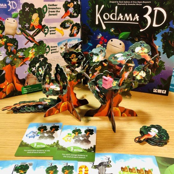 Kodama 3D  (1-4) board game collectible [Barcode 810017900138] - Main Image 2
