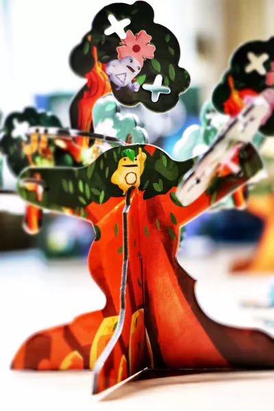 Kodama 3D  (1-4) board game collectible [Barcode 810017900138] - Main Image 3