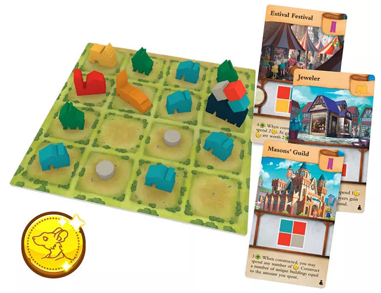 Tiny Towns: Fortune  (1-6) board game collectible [Barcode 729220070722] - Main Image 3