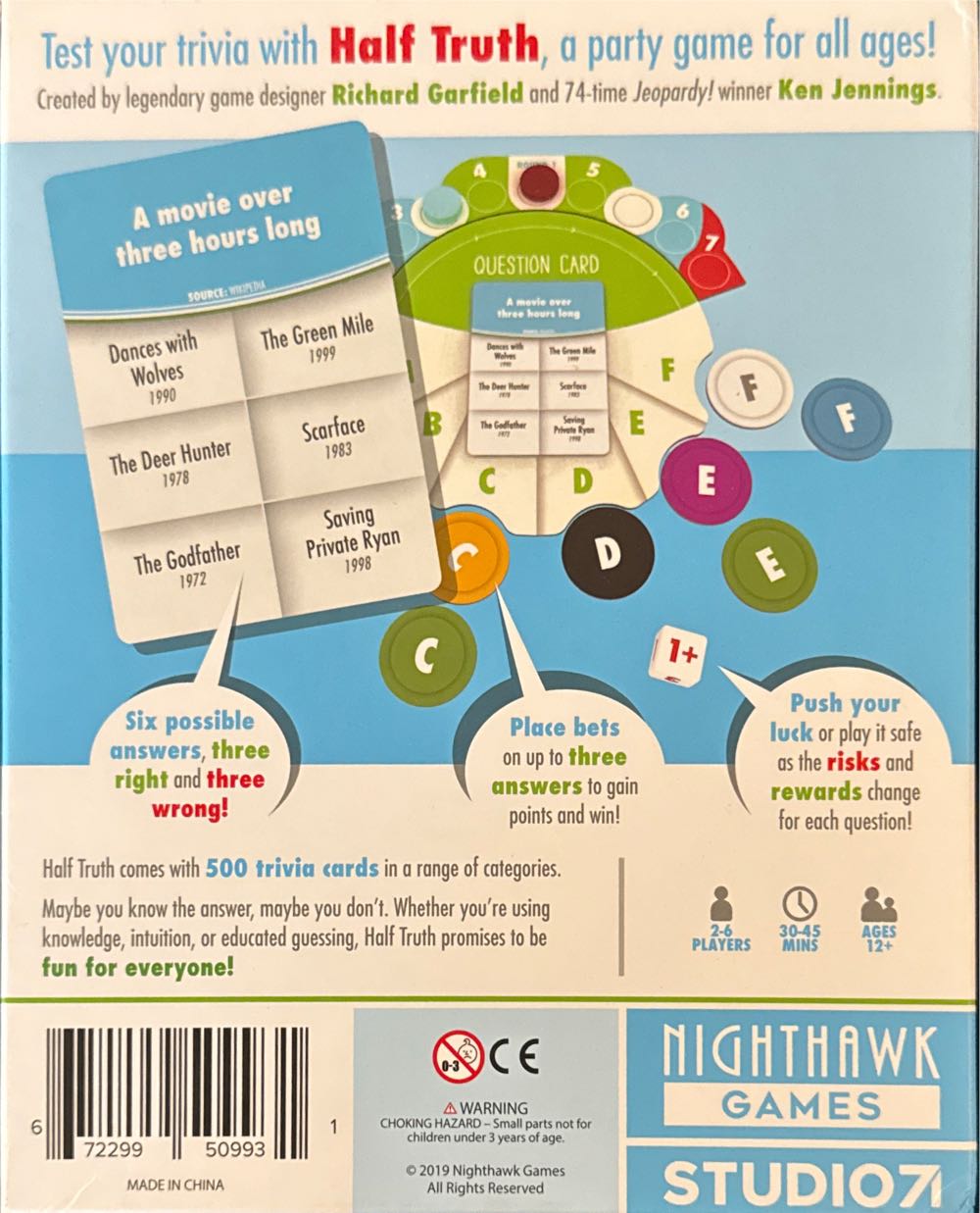 Half Truth  (2-6) board game collectible [Barcode 672299509931] - Main Image 3