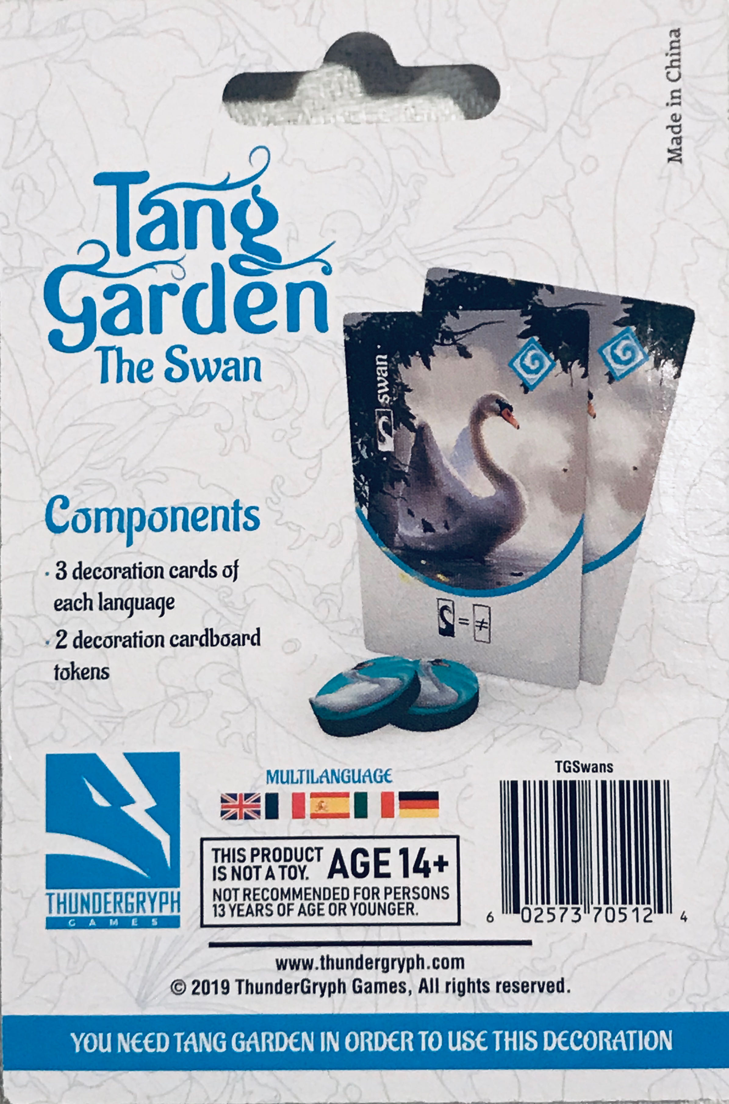 Tang Garden: The Swan  (1-4) board game collectible [Barcode 602573705124] - Main Image 2