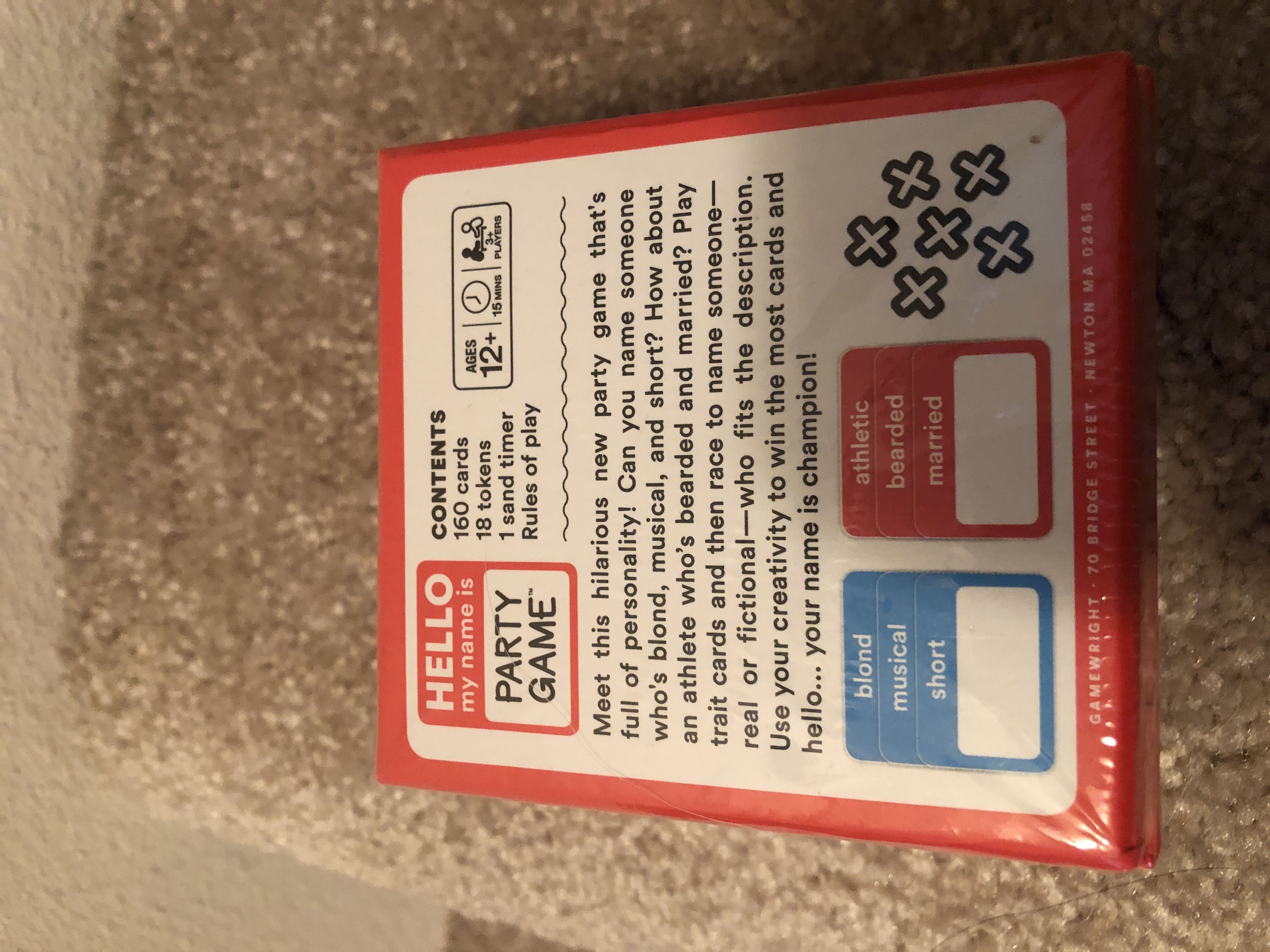 Hello My Name Is Party Game  board game collectible - Main Image 2