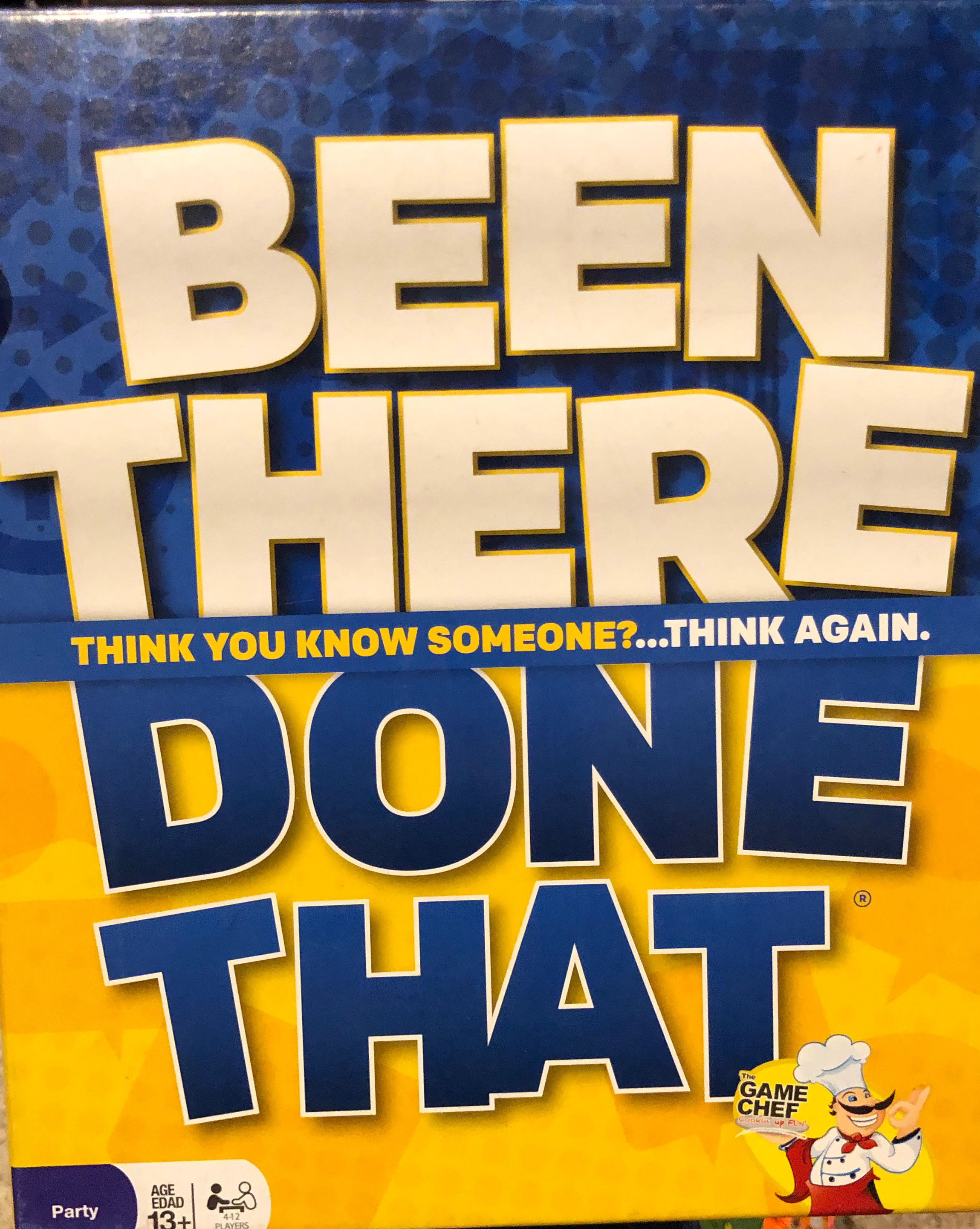 Been There Done That  (4-12) board game collectible - Main Image 1