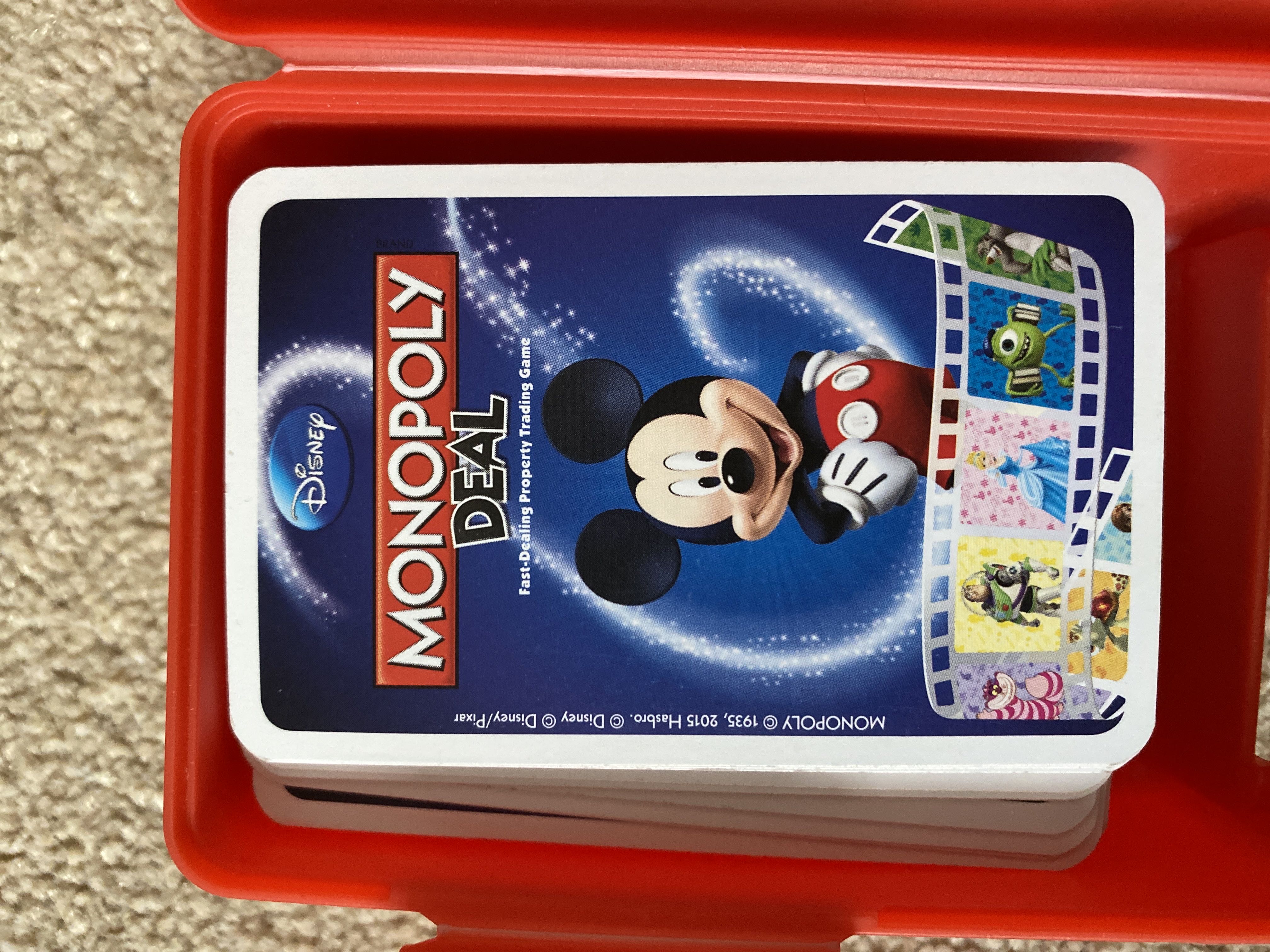 Monopoly Deal Disney  (2-5) board game collectible - Main Image 2