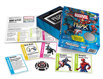 Fluxx: Marvel Card Game  (2-6) board game collectible [Barcode 778988278239] - Main Image 3
