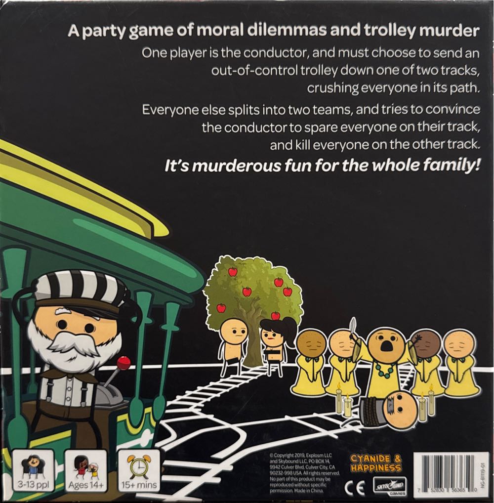 Trial By Trolley  (3-13) board game collectible [Barcode 752830563650] - Main Image 2