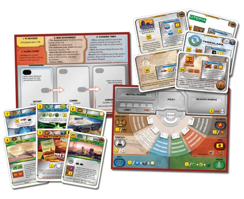 Terraforming Mars: Turmoil  (1 - 5 (6)) board game collectible [Barcode 644216476725] - Main Image 4