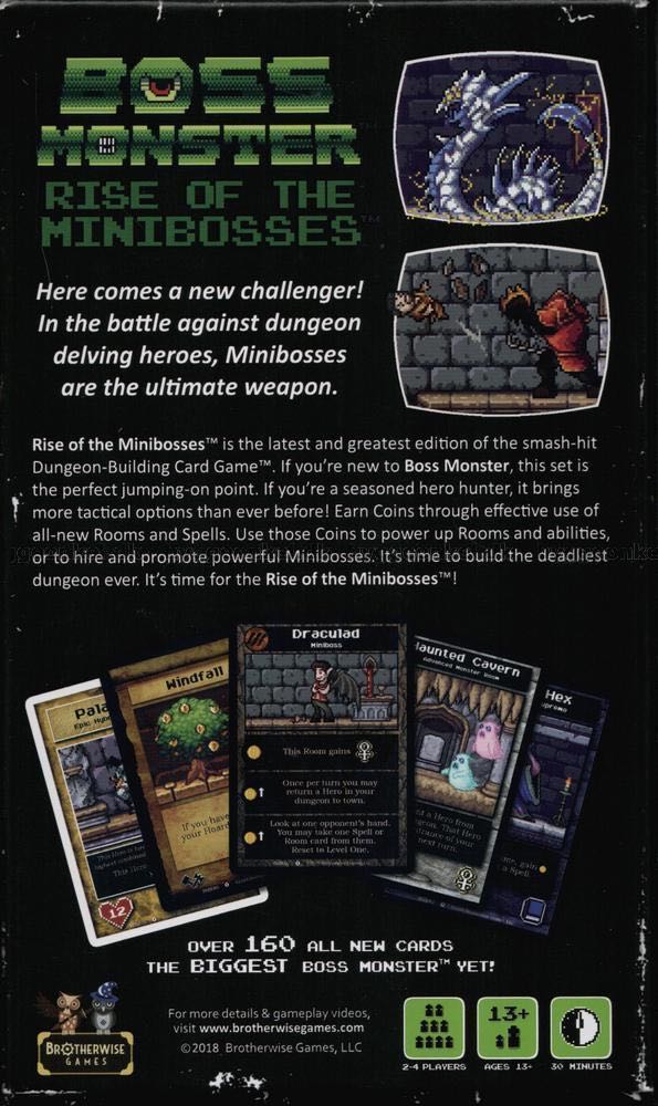 Boss Monster: Rise of the Mini Bosses  (2-4) board game collectible [Barcode 856934004146] - Main Image 2