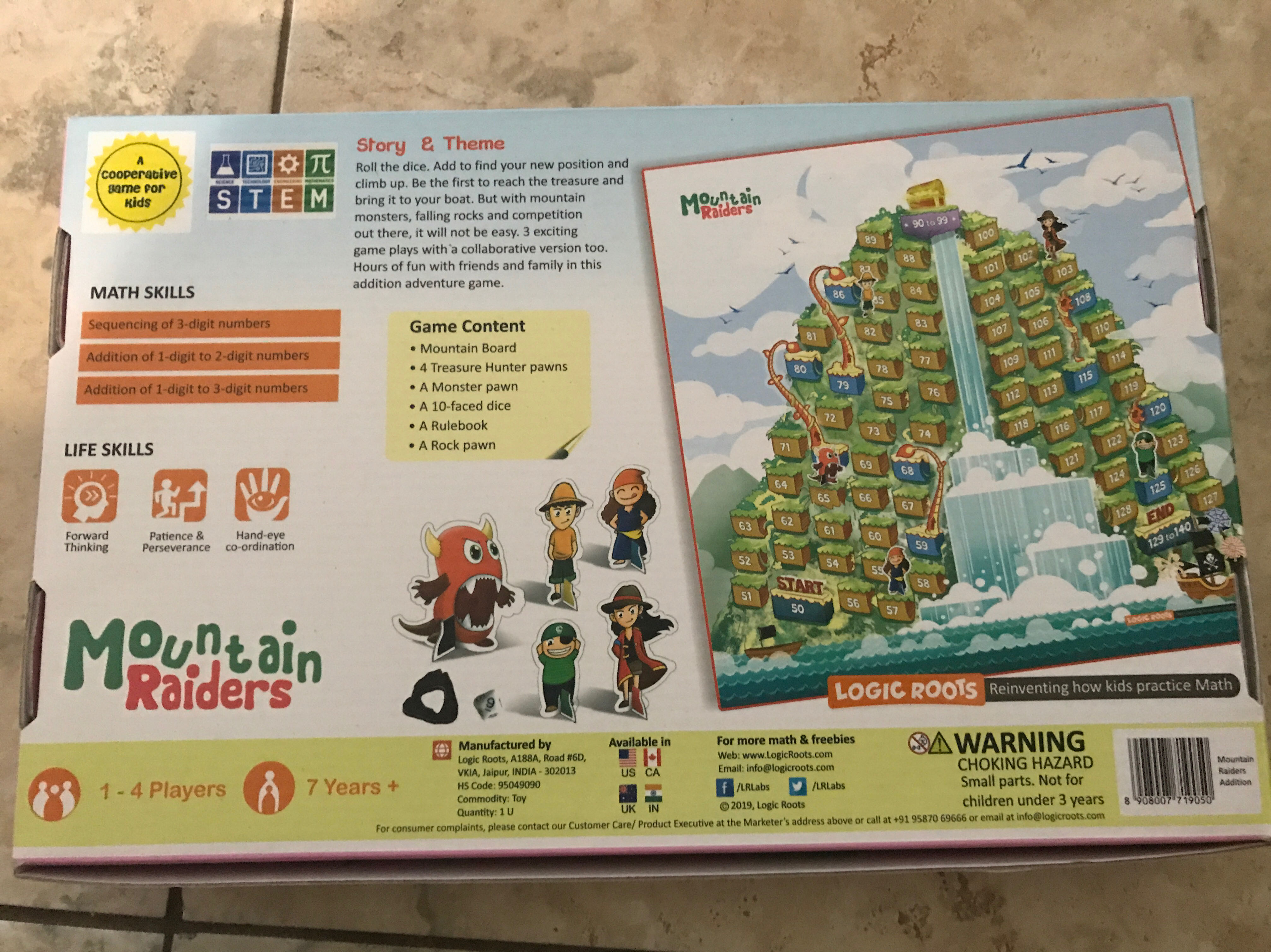 Mountain Raiders  (1-4) board game collectible [Barcode 8908007719050] - Main Image 2