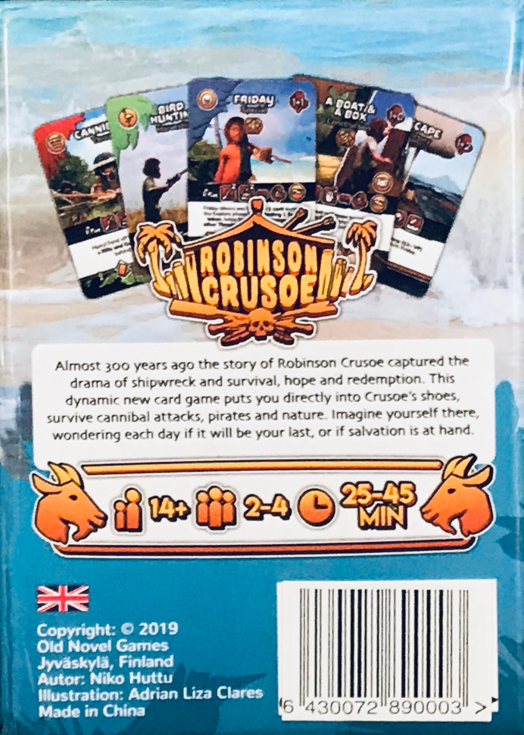 Robinson Crusoe: Escape from Despair Island  (2-4) board game collectible [Barcode 6430072890003] - Main Image 2