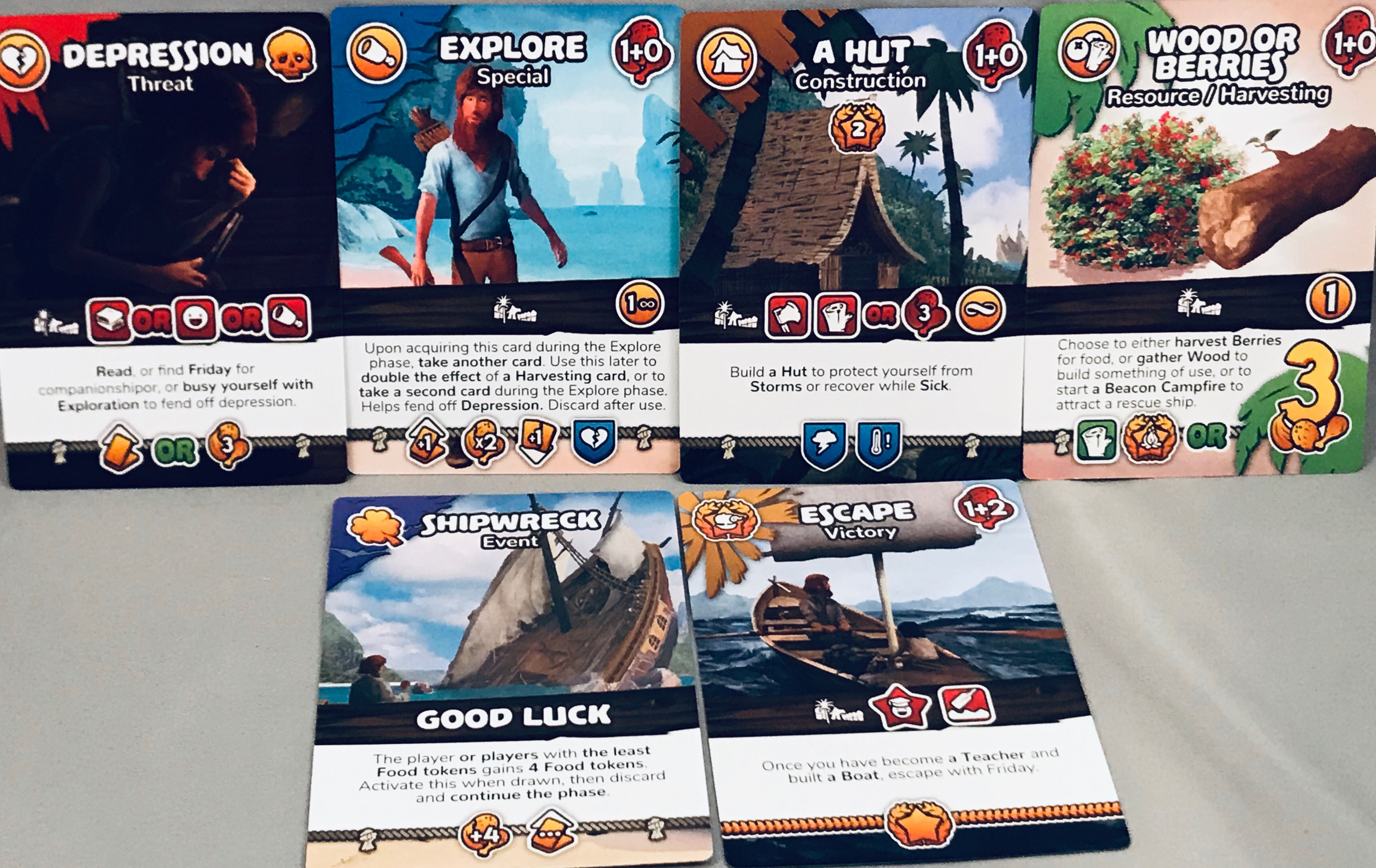 Robinson Crusoe: Escape from Despair Island  (2-4) board game collectible [Barcode 6430072890003] - Main Image 4