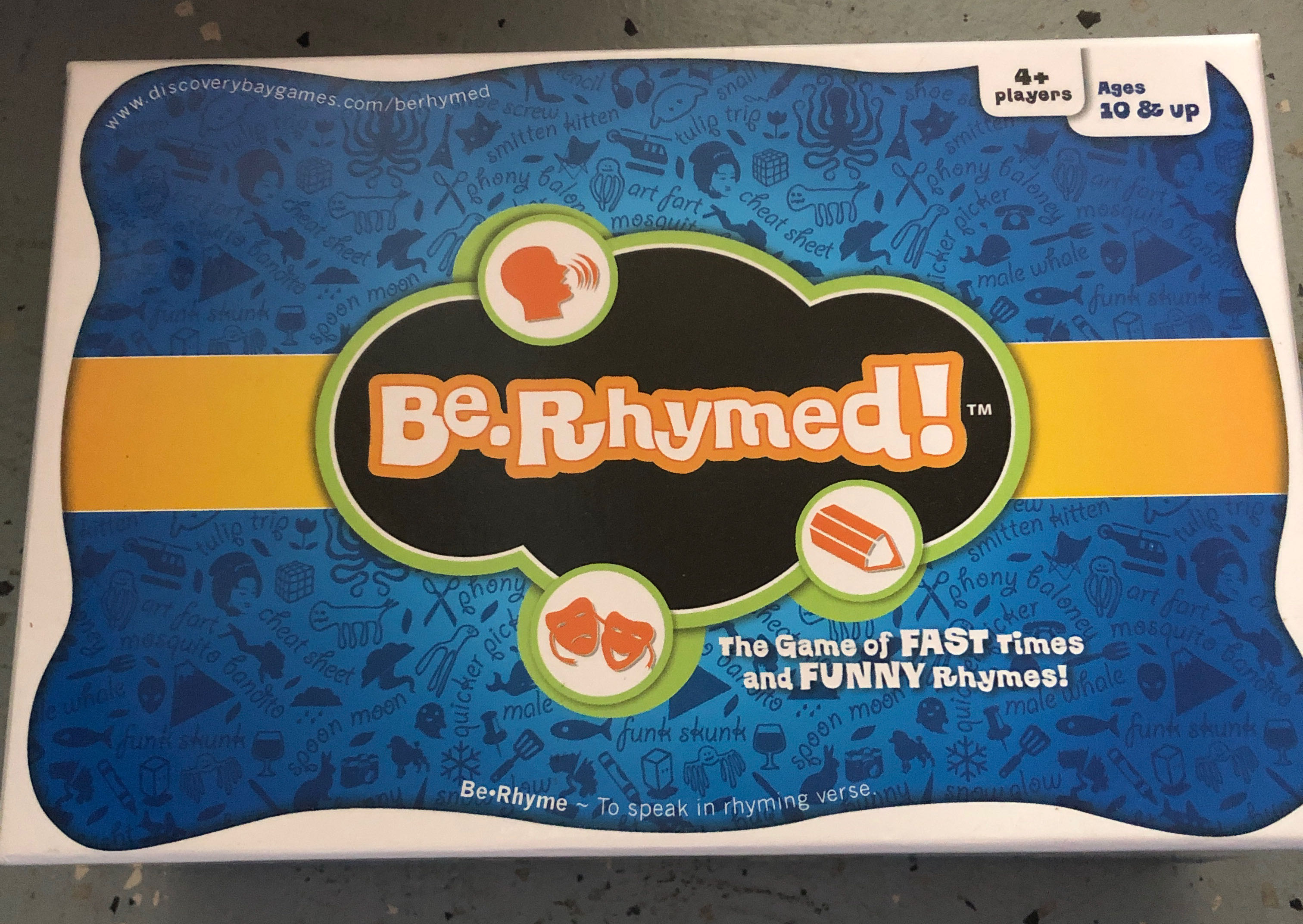 Be-Rhymed  (4) board game collectible [Barcode 183338000413] - Main Image 1