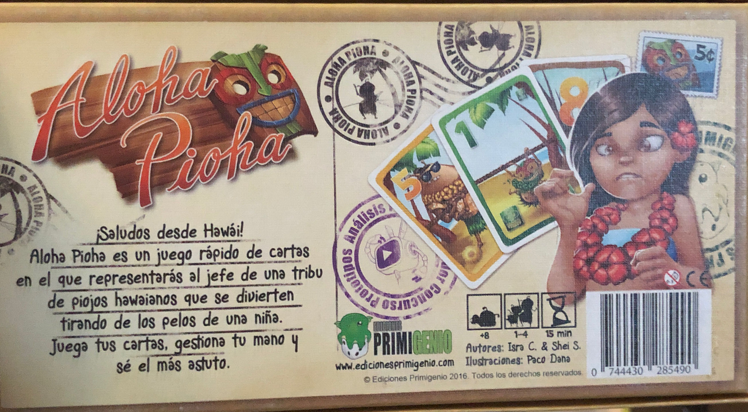 Aloha Pioha  (1-4) board game collectible - Main Image 2