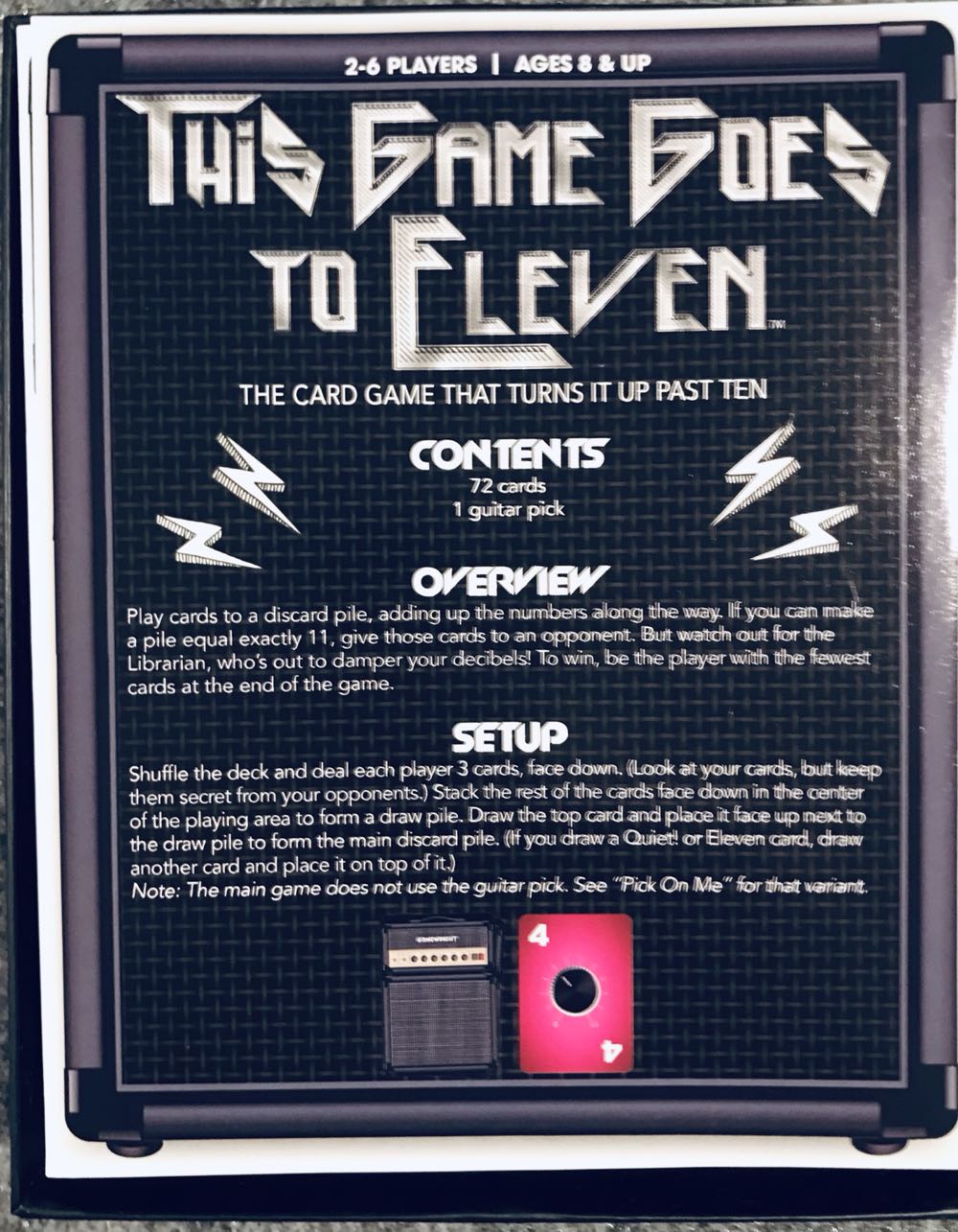 This Game Goes to Eleven  (2-6) board game collectible [Barcode 759751001148] - Main Image 4