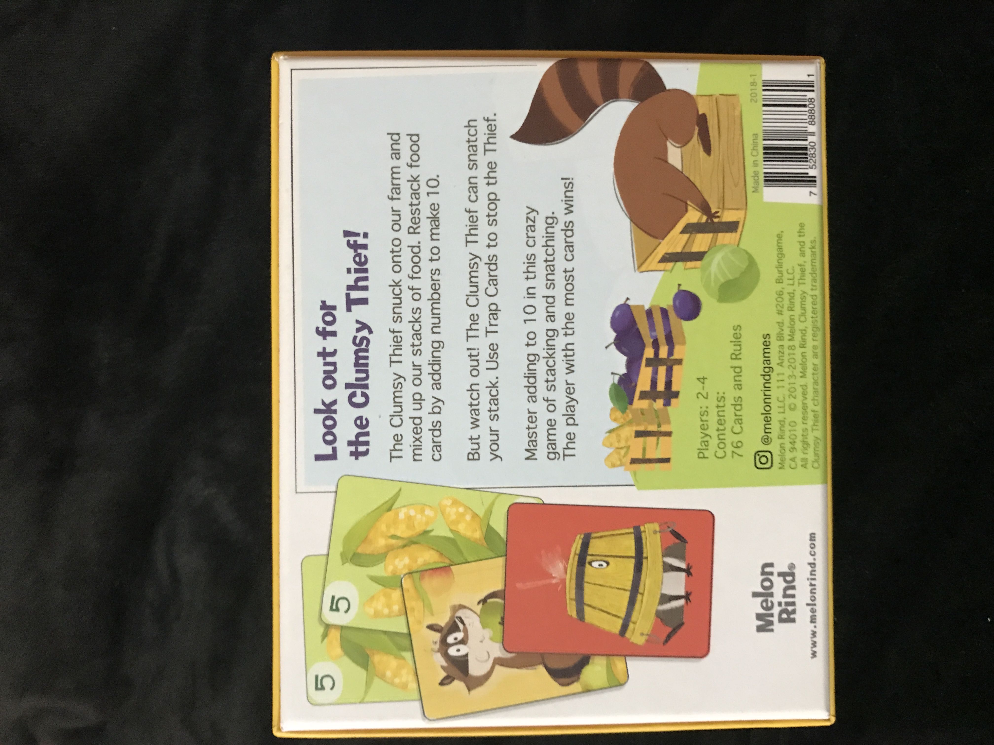 Clumsy Thief Junior  (2-4) board game collectible [Barcode 752830888081] - Main Image 2