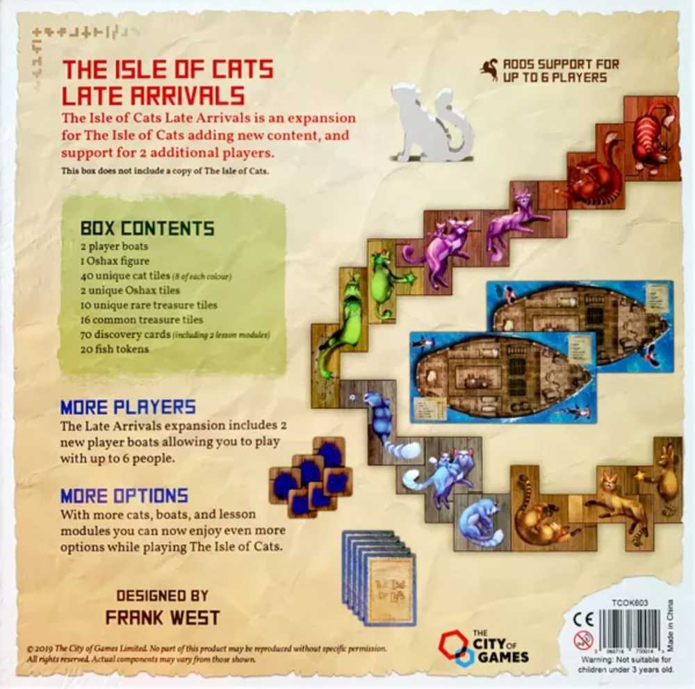 The Isle of Cats  (2-4) board game collectible [Barcode 5060716750014] - Main Image 2