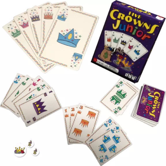 Five Crowns Junior  (2-6) board game collectible [Barcode 736396043009] - Main Image 3