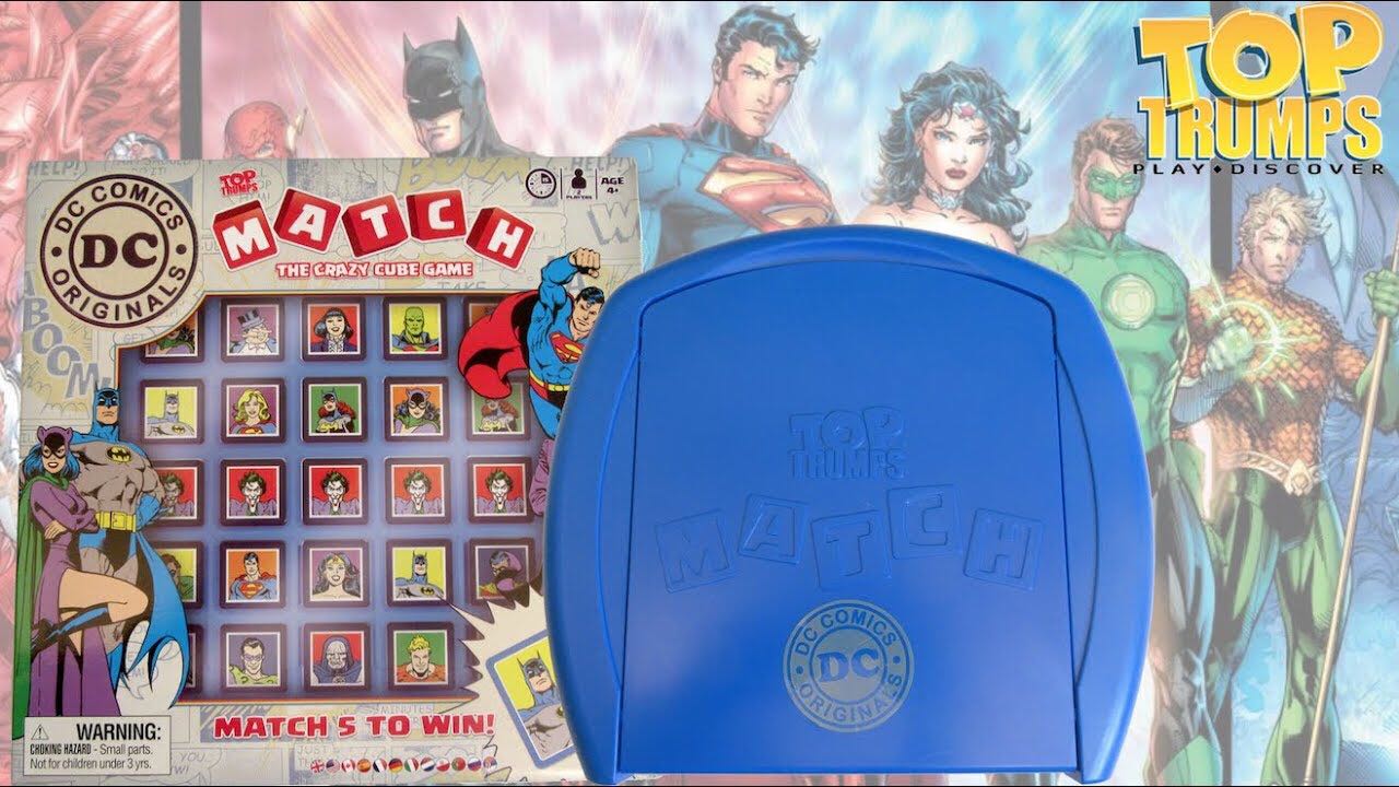 DC Comics Top Trump Match Cube Game  (2) board game collectible [Barcode 5036905001748] - Main Image 4