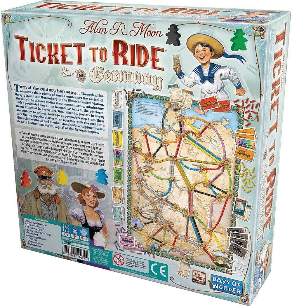 Ticket To Ride: Germany  (2-5) board game collectible - Main Image 2