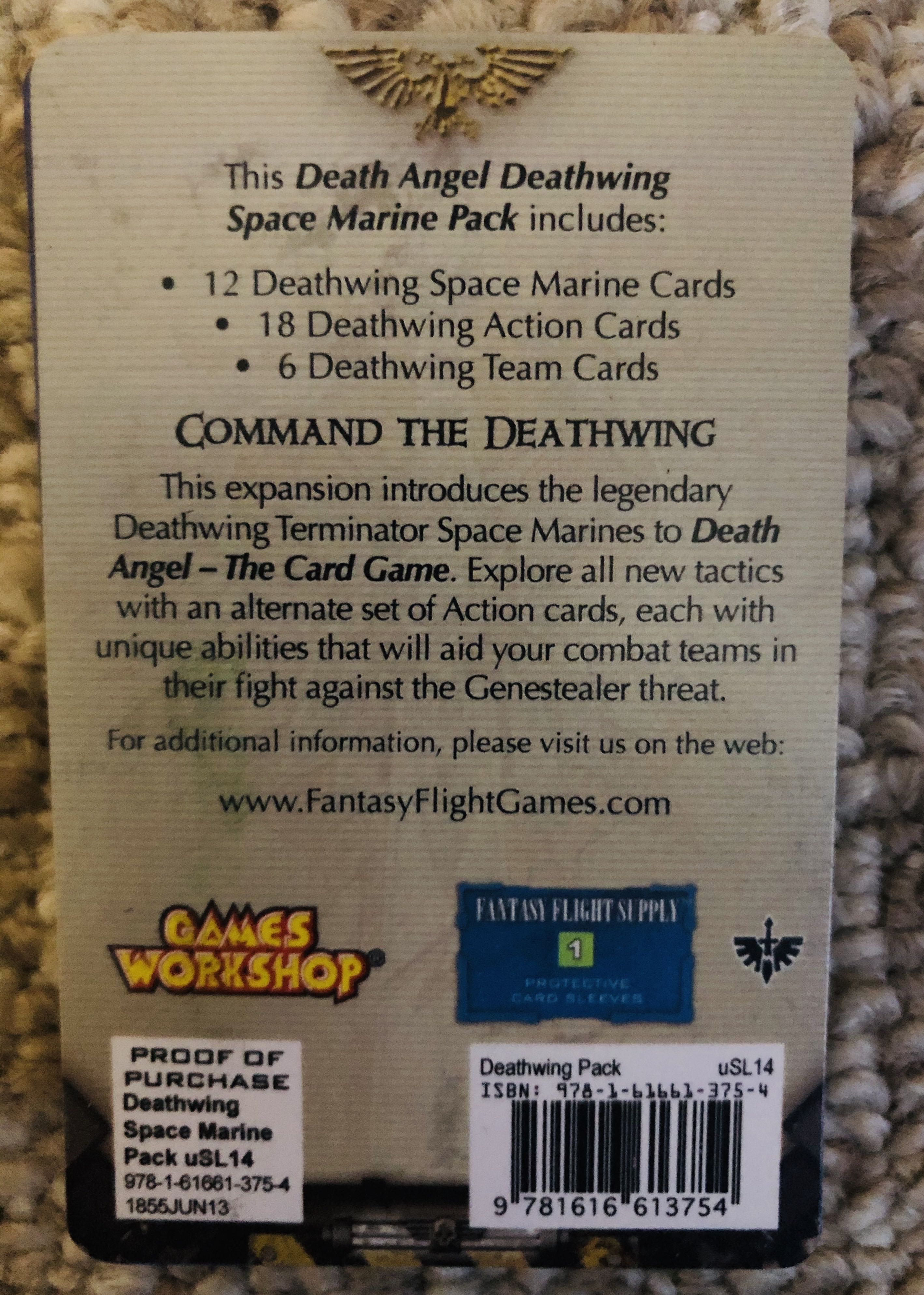 Death Angel-The Card Game-Deathwing  board game collectible - Main Image 2
