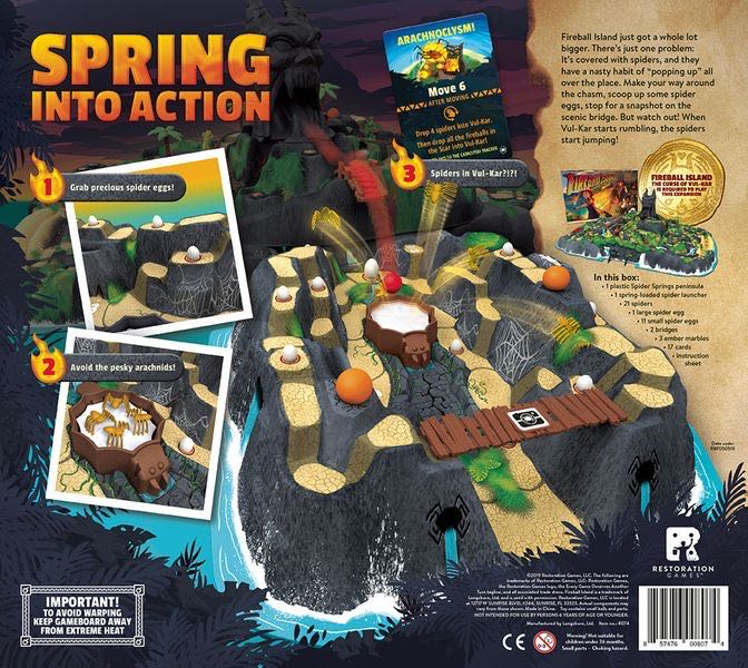 Fireball Island: Spider Springs  board game collectible - Main Image 2