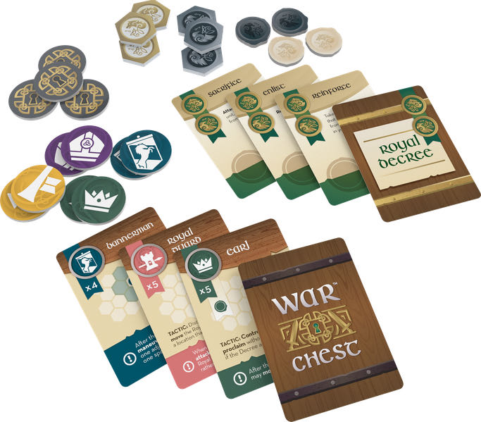 War Chest: Nobility  (2 or 4) board game collectible [Barcode 729220070708] - Main Image 3