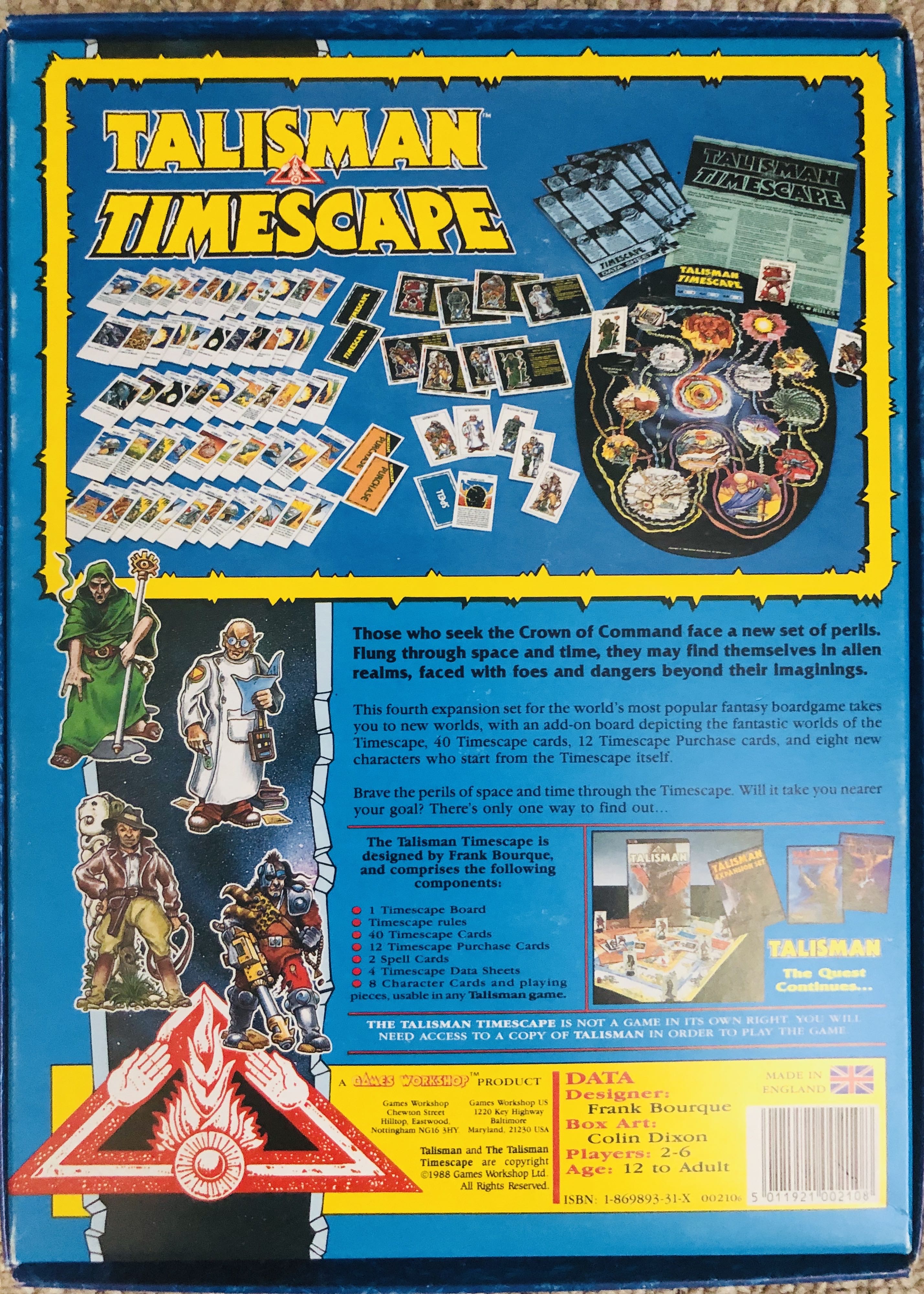 Talisman: Timescape (2nd Edition)  board game collectible - Main Image 2
