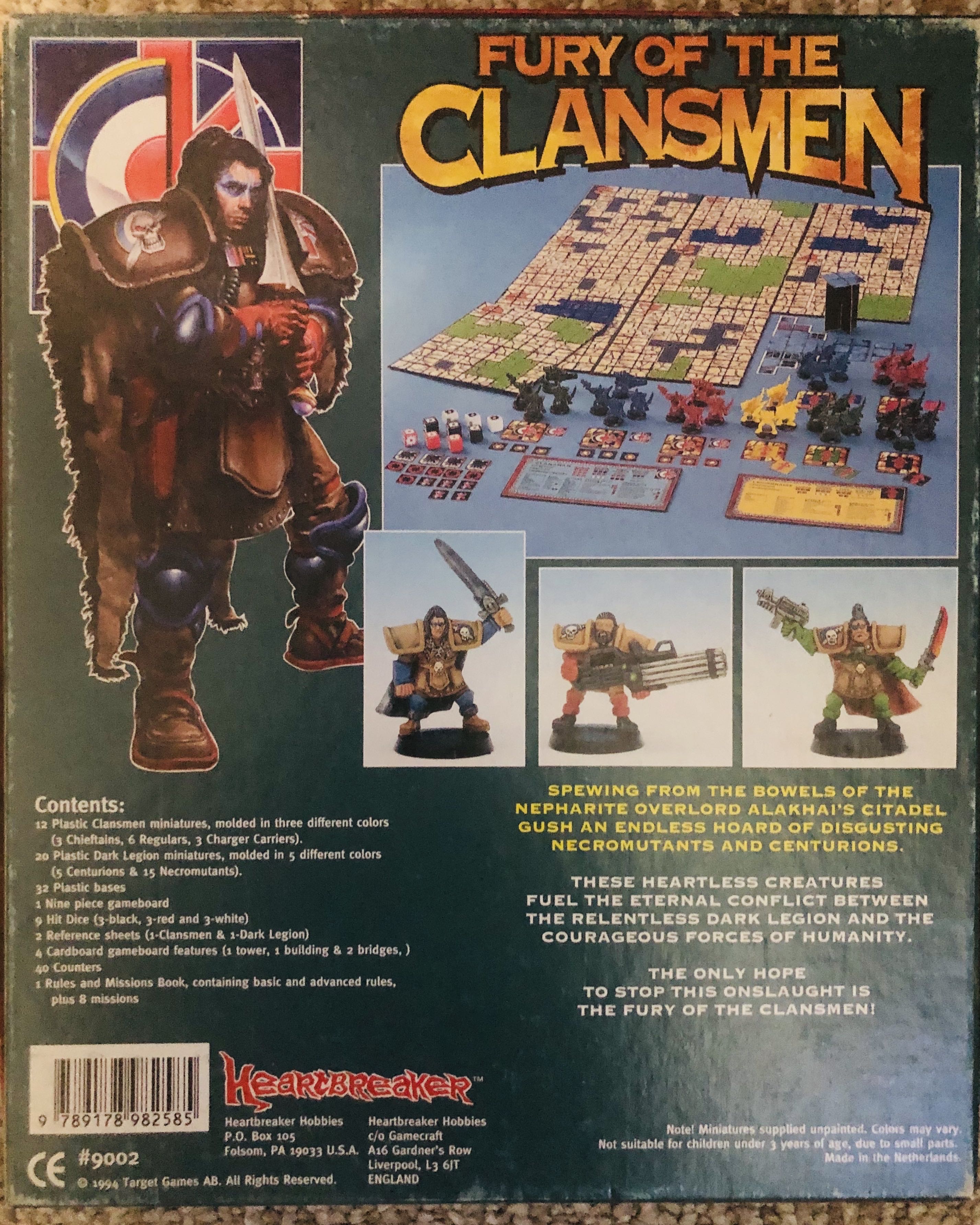 Mutant Chronicles: Fury Of The Clansmen  board game collectible - Main Image 2