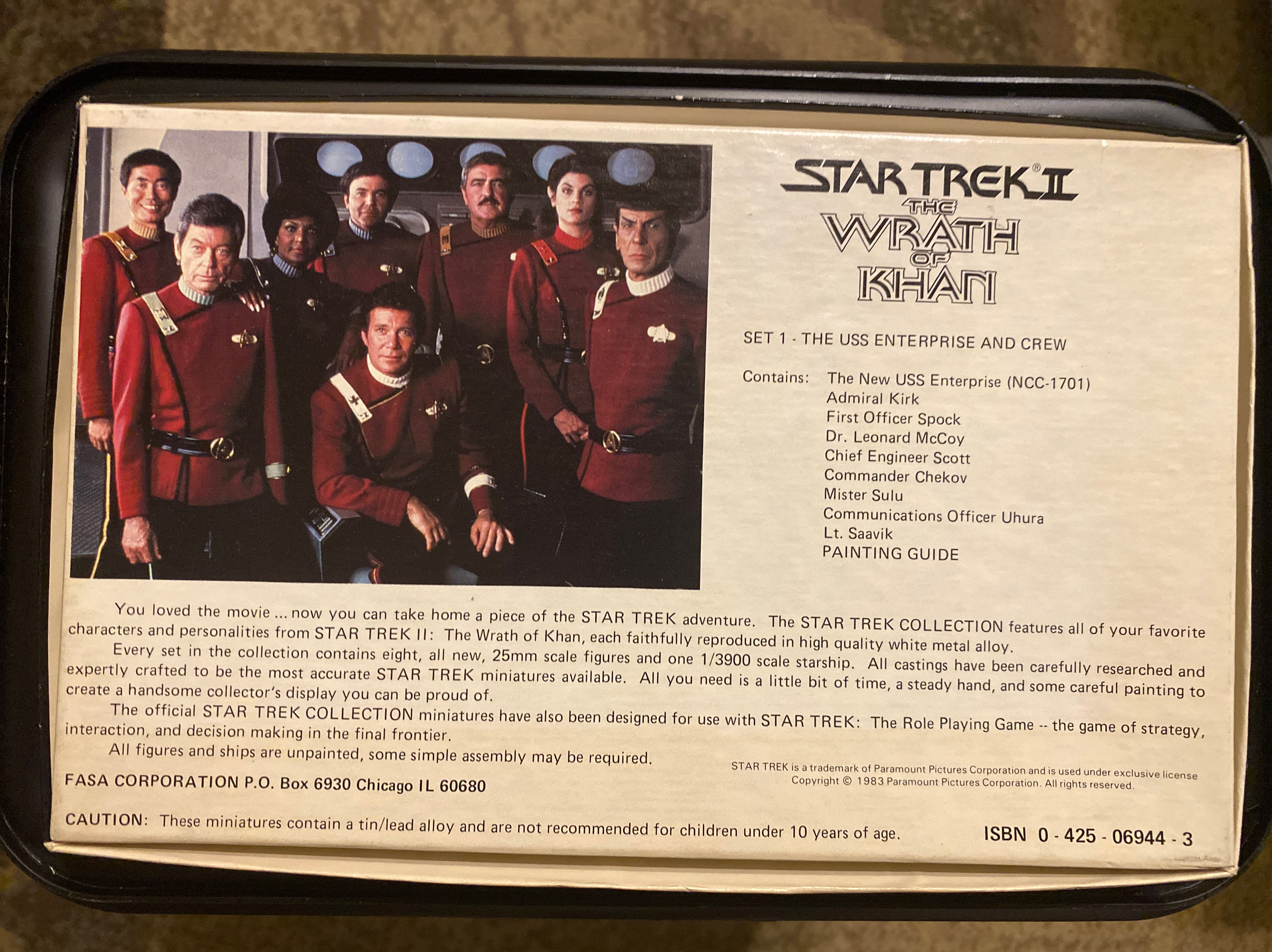 Star Trek II The Wrath Of Khan  board game collectible - Main Image 2