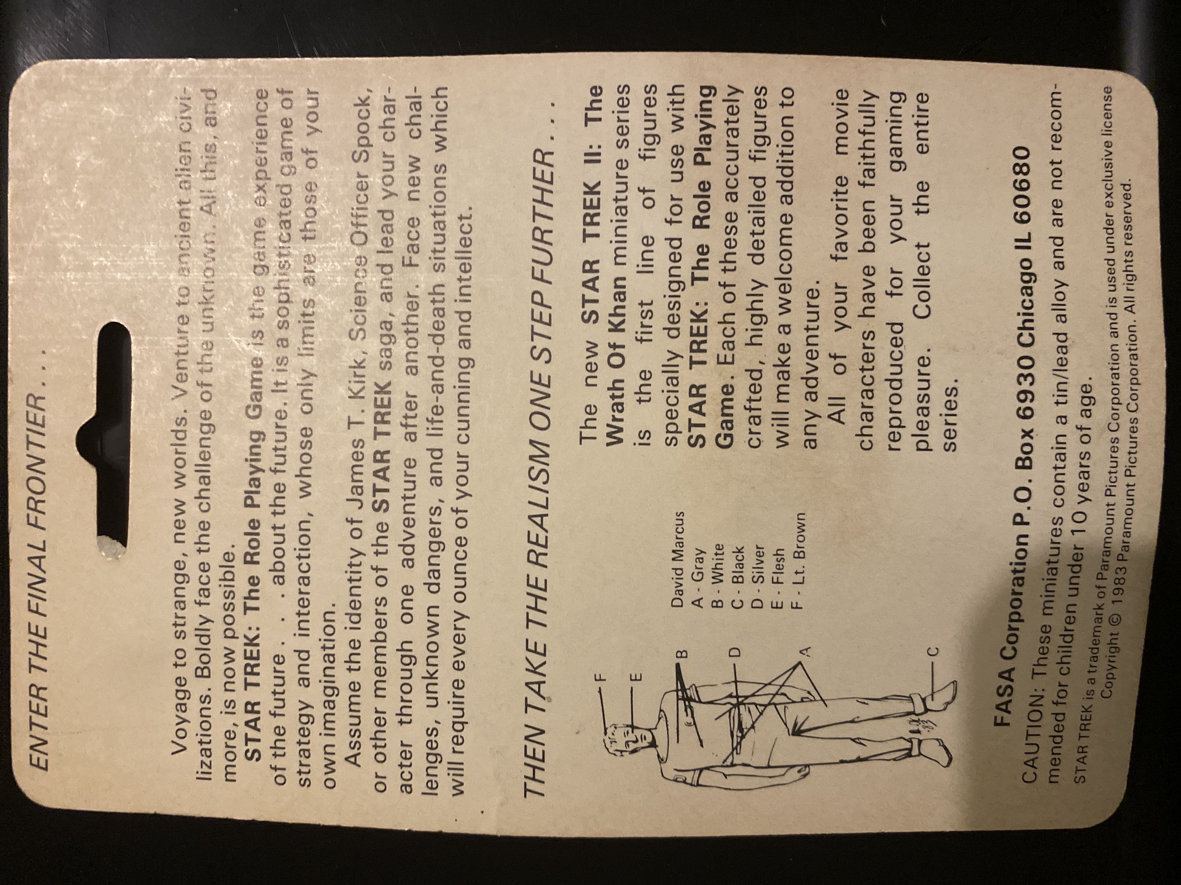 David Marcus  board game collectible - Main Image 2