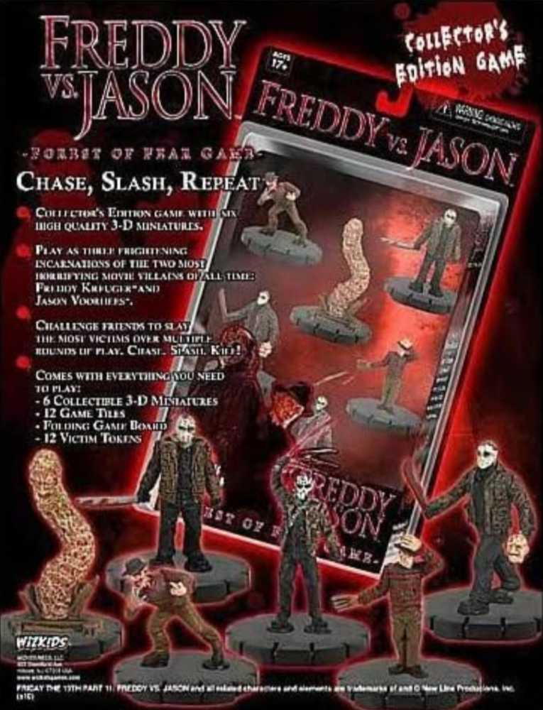 Freddy Vs Jason Forest Of Fear Game  (2) board game collectible [Barcode 634482701010] - Main Image 4