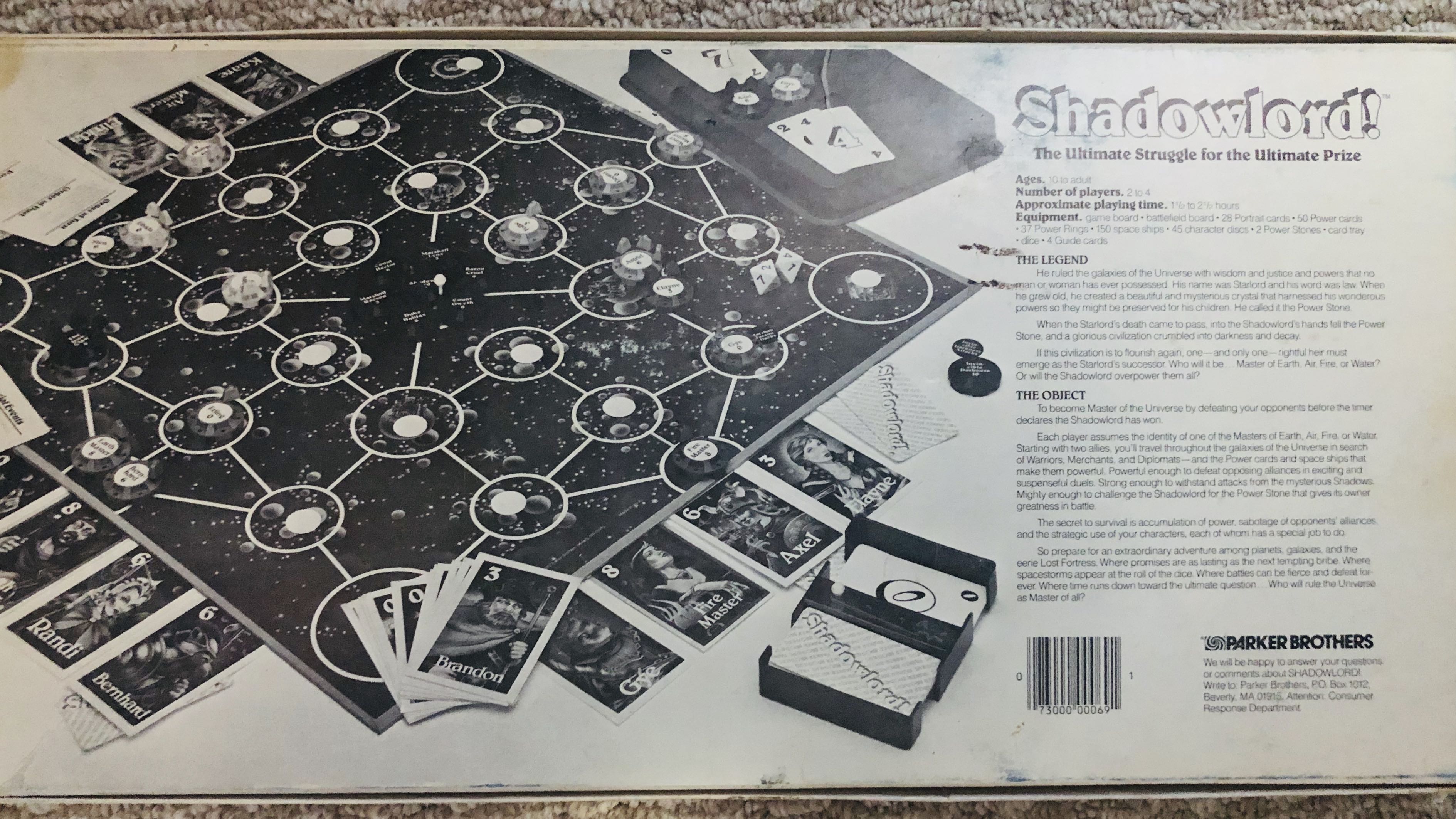 Shadowlord!  (2-4) board game collectible - Main Image 2