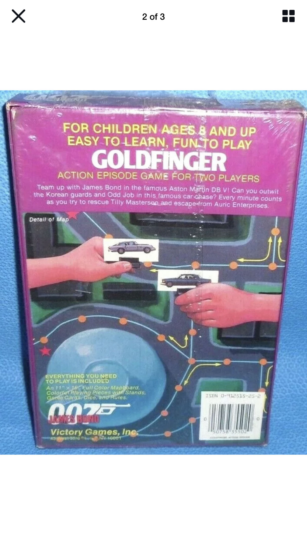 007 James Bond Action Episode Game- Goldfinger  board game collectible - Main Image 2
