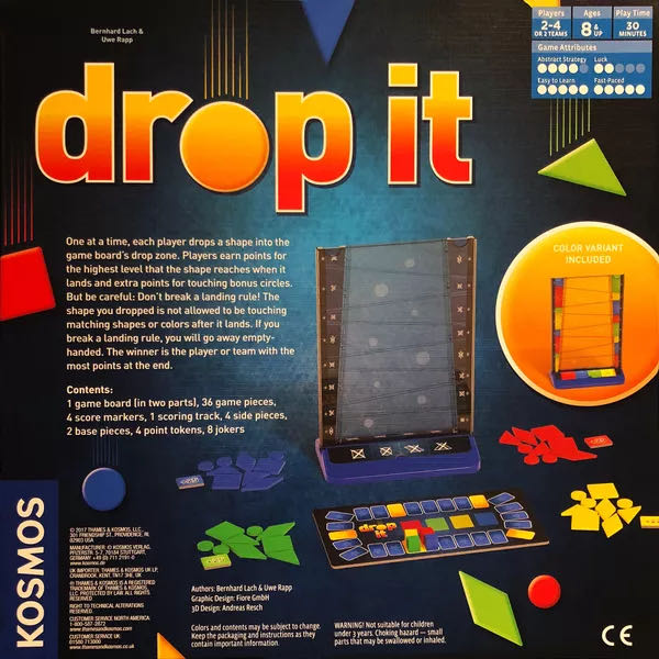 Drop It  (4) board game collectible [Barcode 814743013681] - Main Image 2