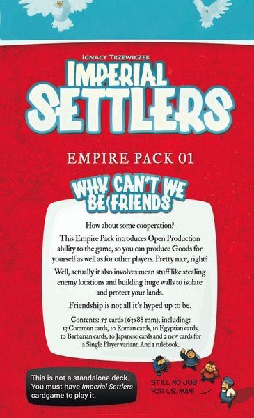 Imperial Settlers: Why Can’t We Be Friends?  (1-4) board game collectible [Barcode 5902560380897] - Main Image 2
