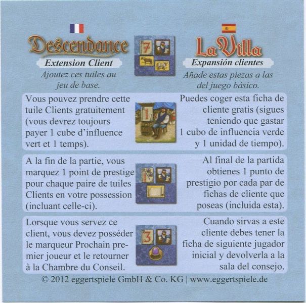 Village: Customers I  (2-4) board game collectible - Main Image 2