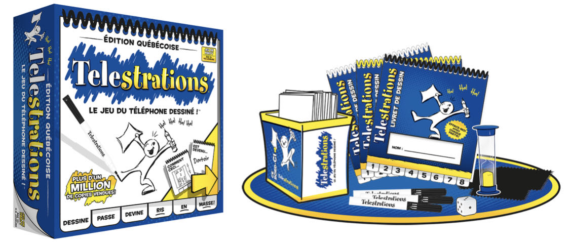 Telestrations  (4-8) board game collectible [Barcode 700304049100] - Main Image 2